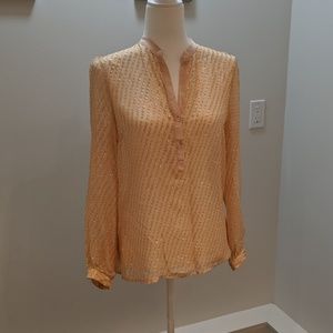 Zara Long Sleeve Glitter Shirt